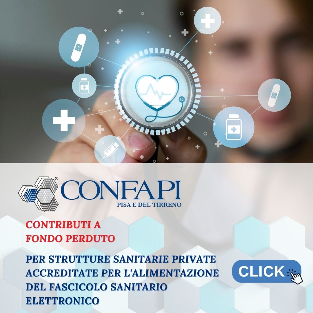 Contributi a fondo perduto a strutture sanitarie private accreditate per l'alimentazione del Fascicolo Sanitario Elettronico