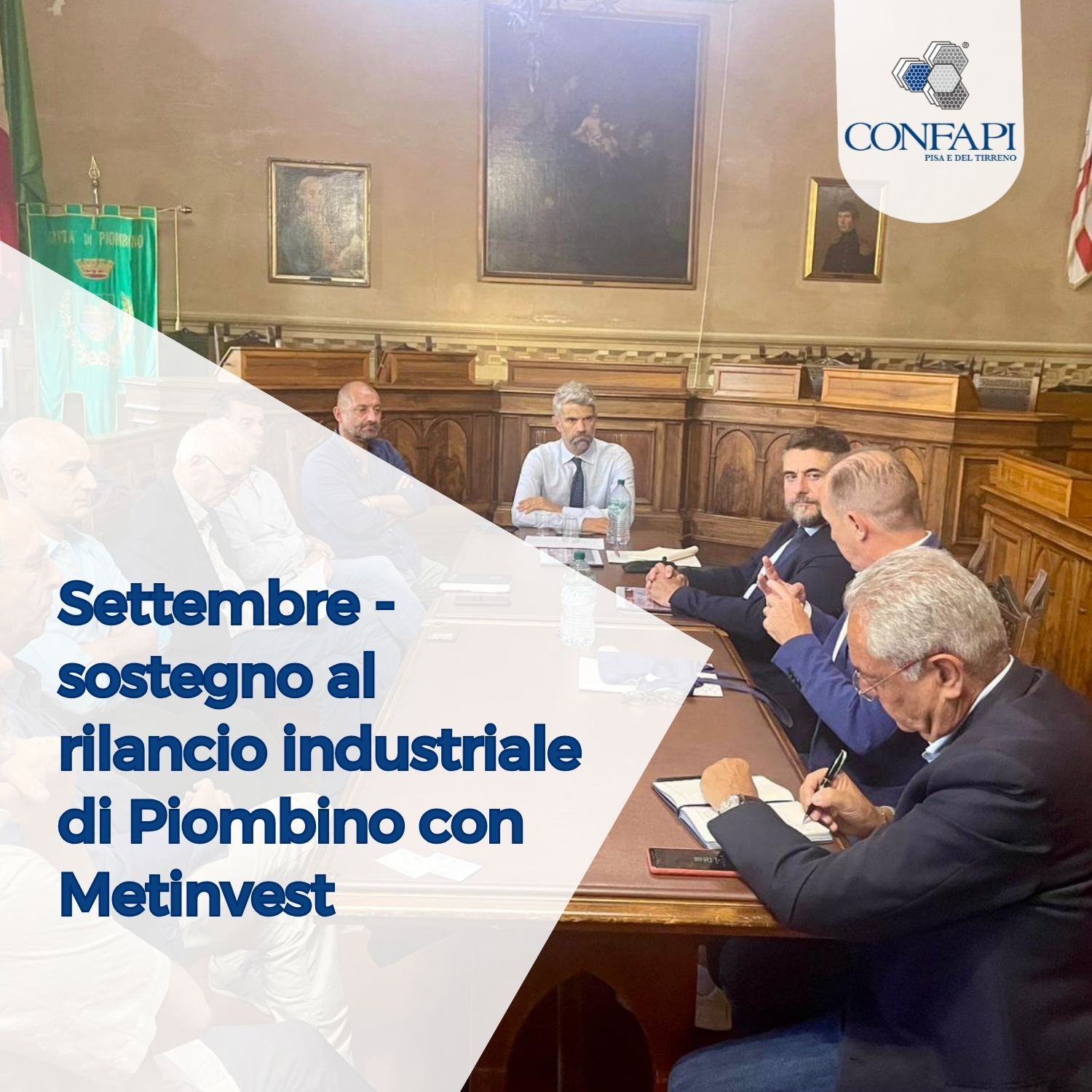 Confapi Pisa e del Tirreno a fianco di Metinvest per il rilancio di Piombino Confapi Pisa e del Tirreno