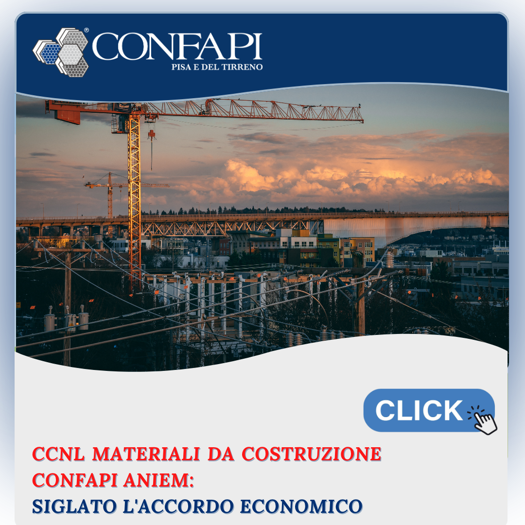 CCNL Materiali da Costruzione Confapi Aniem: sottoscritta l'ipotesi di accordo economico