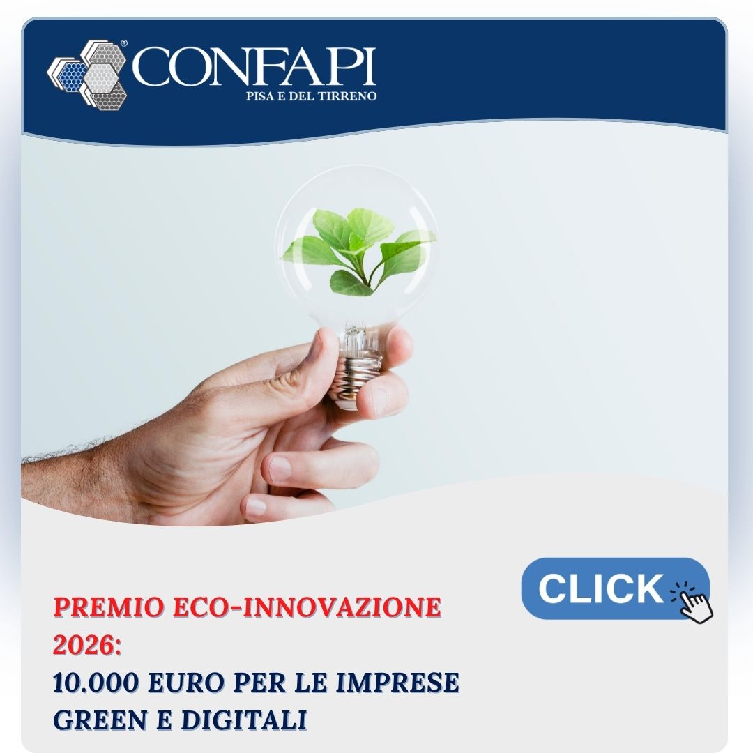 Premio Eco-Innovazione 2026: 20.000 euro per i progetti "digital & green" delle PMI