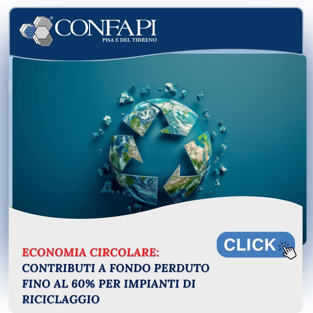 Bando Economia Circolare Privati: 15 milioni per gli impianti di riciclaggio e gestione rifiuti
