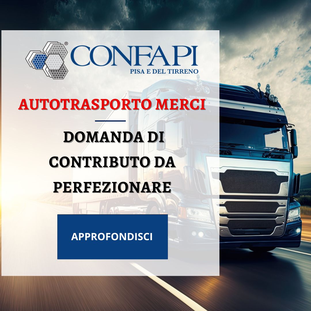 Autotrasporto merci: domanda di contributo da perfezionare