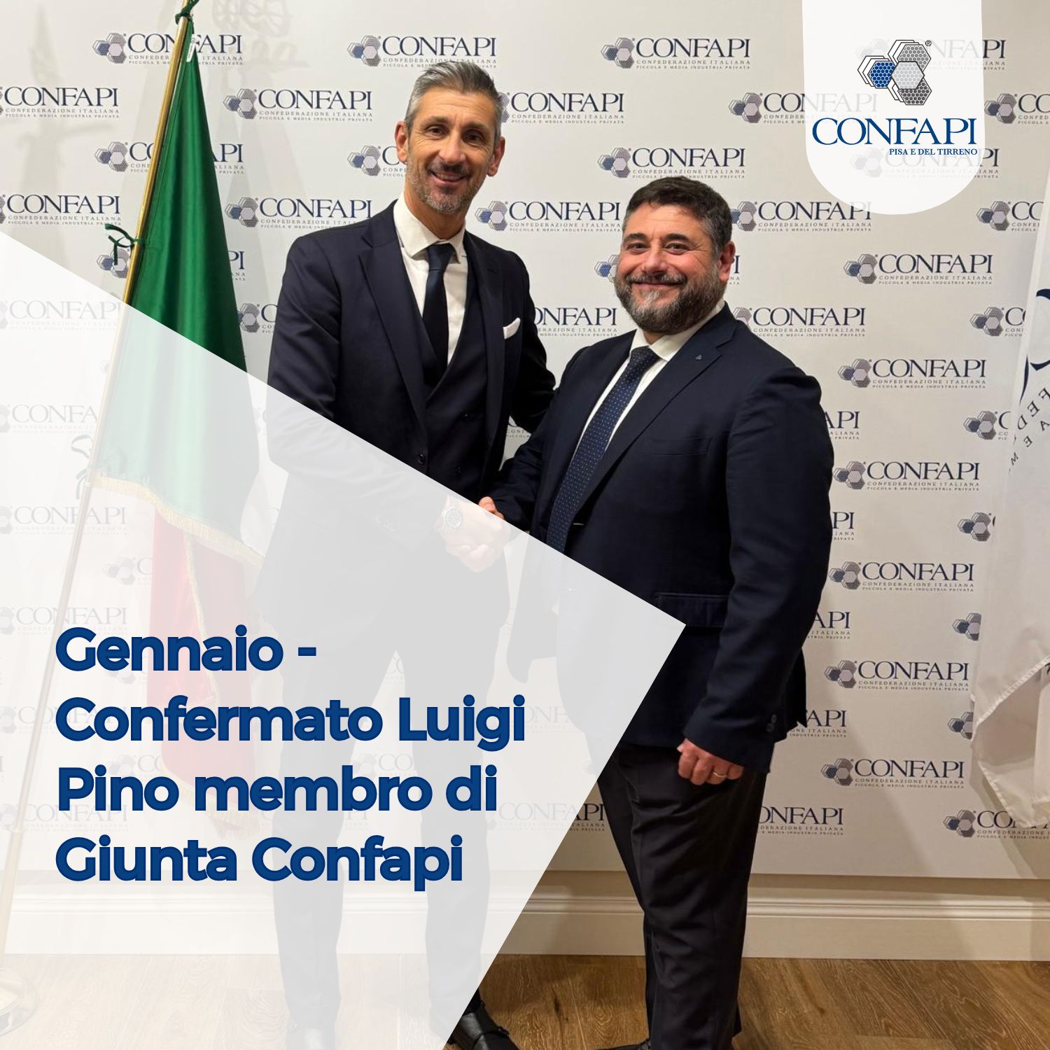 Luigi Pino riconfermato in Giunta Nazionale Confapi Confapi Pisa e del Tirreno