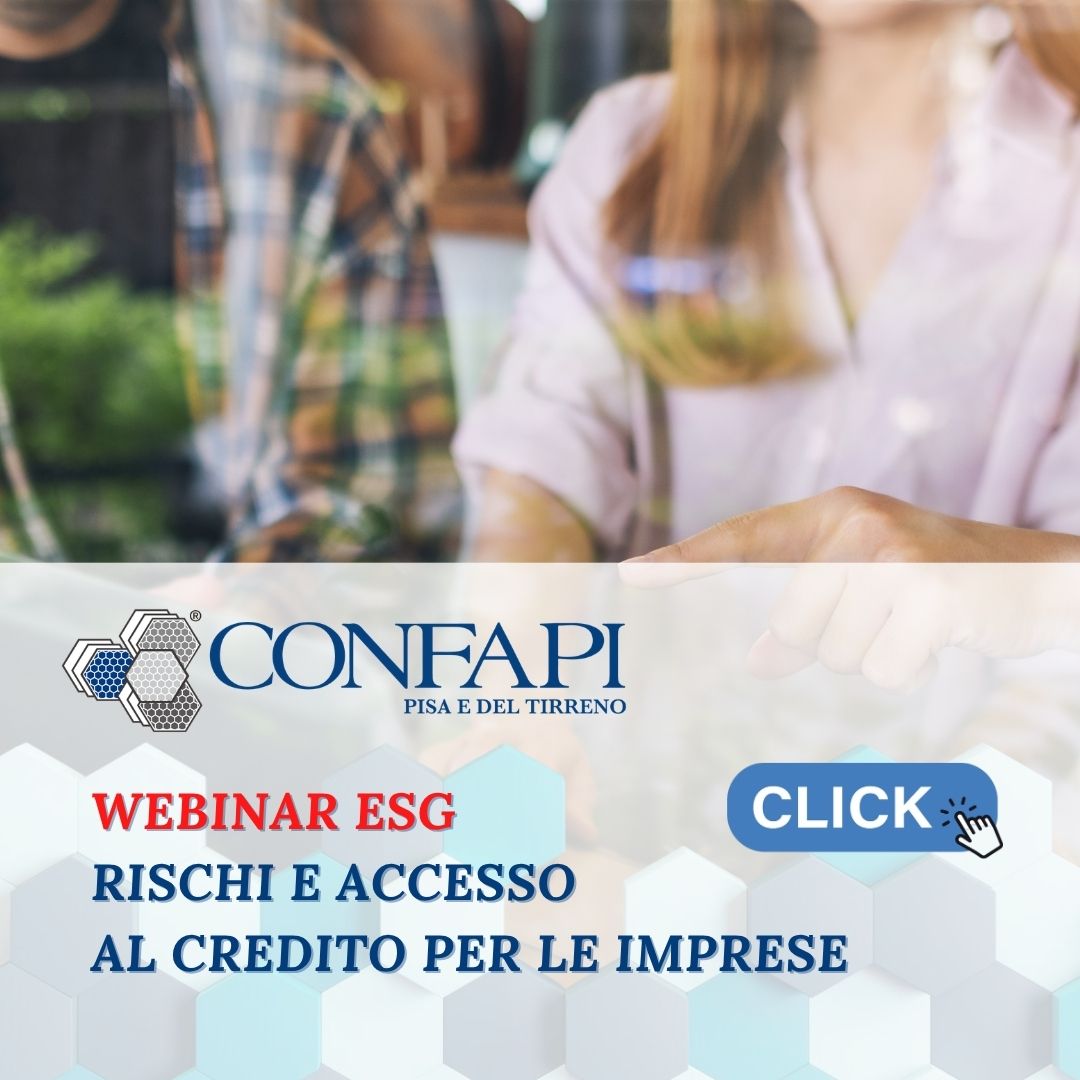 Webinar ESG: rischi e accesso al credito per le imprese