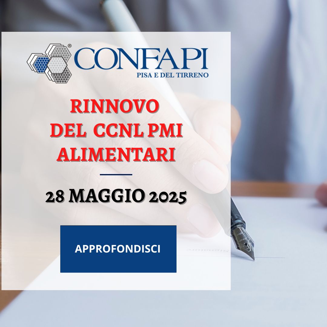 Rinnovo del Contratto Ccnl PMI alimentari