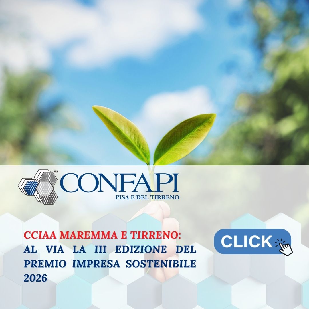 CCIAA Maremma e Tirreno: al via la III edizione del Premio Impresa Sostenibile 2026