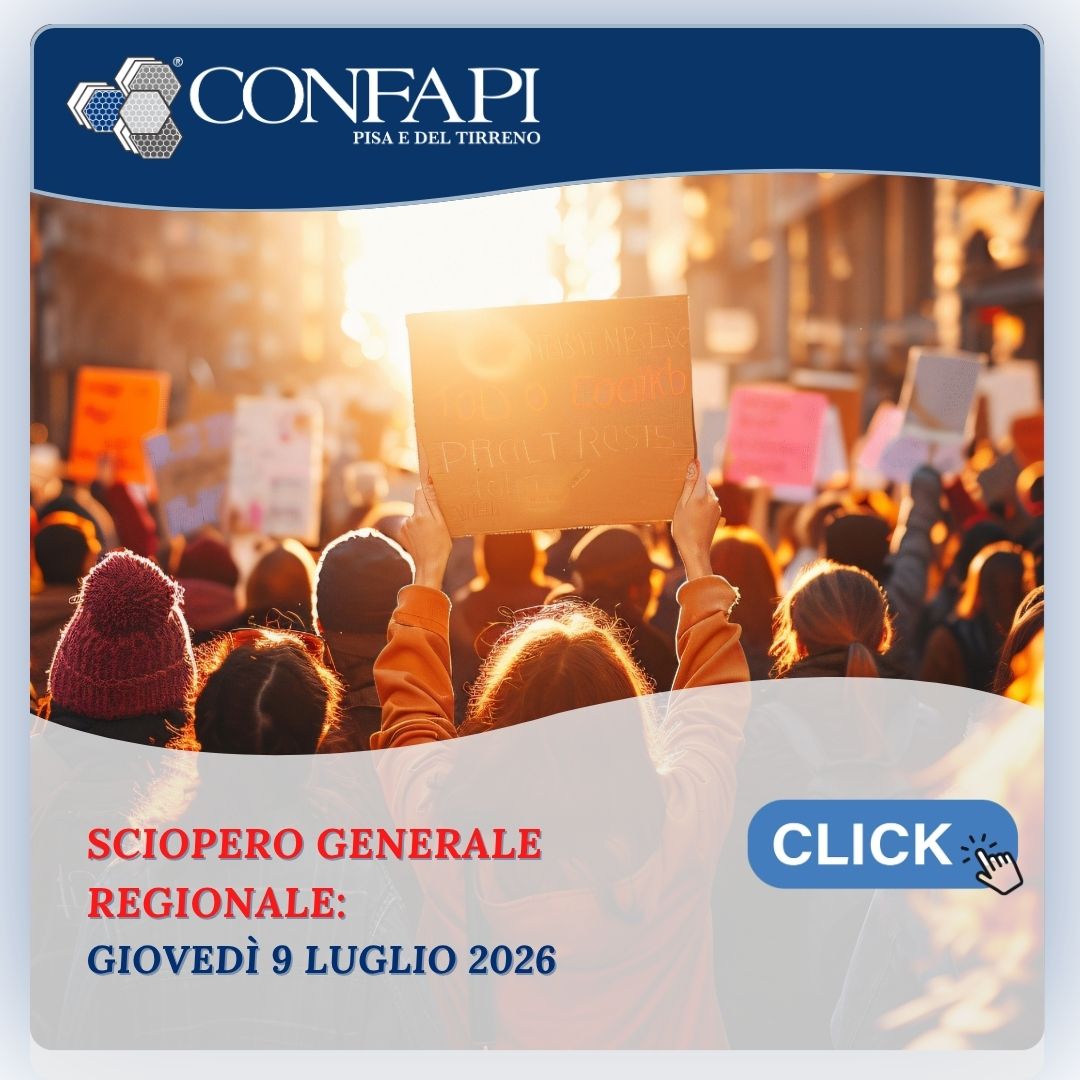 Sciopero generale regionale dei settori industriali e manifatturieri: giovedì 9 luglio 2026