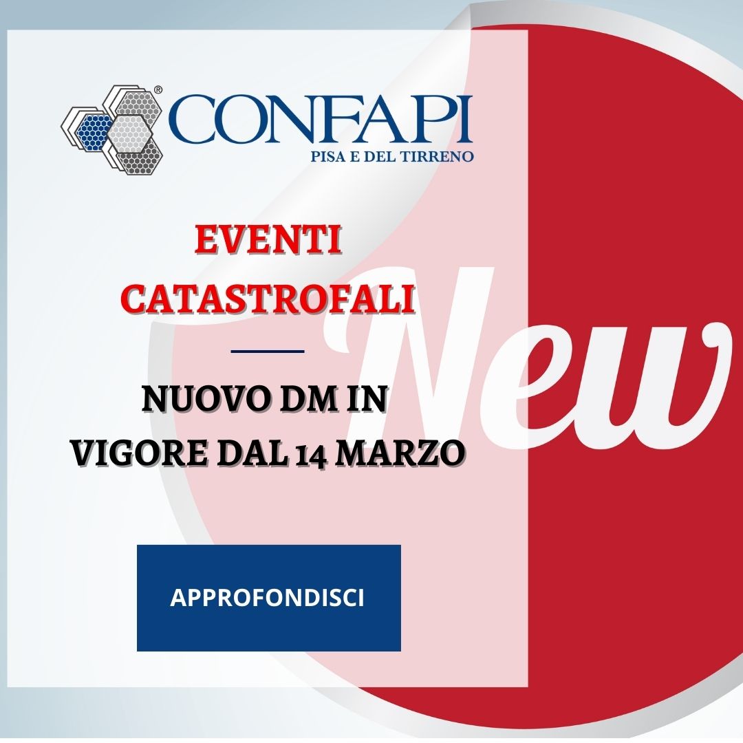 Polizza Eventi Catastrofali Confapi Pisa e del Tirreno