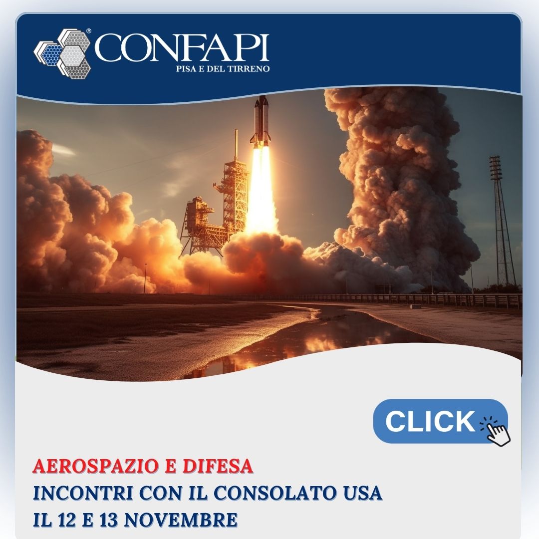 Aerospazio e difesa: incontri e opportunità negli USA il 12 e 13 novembre 2026