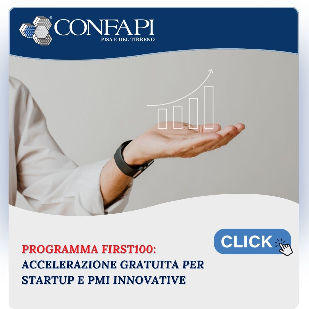 Programma First100: accelerazione gratuita per startup e PMI innovative