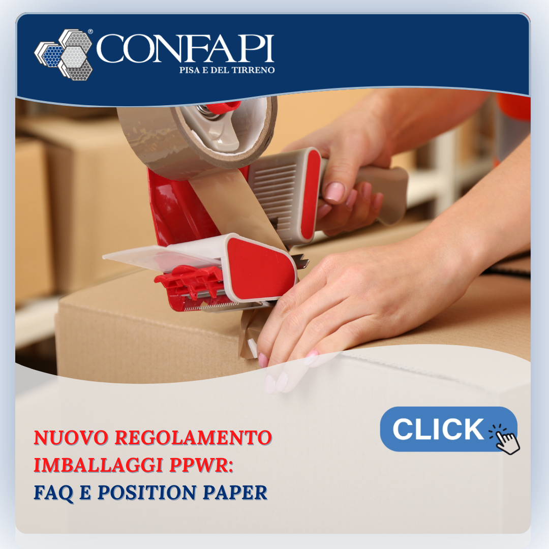 Regolamento Imballaggi (PPWR): Confapi pubblica le FAQ e chiede garanzie per le PMI