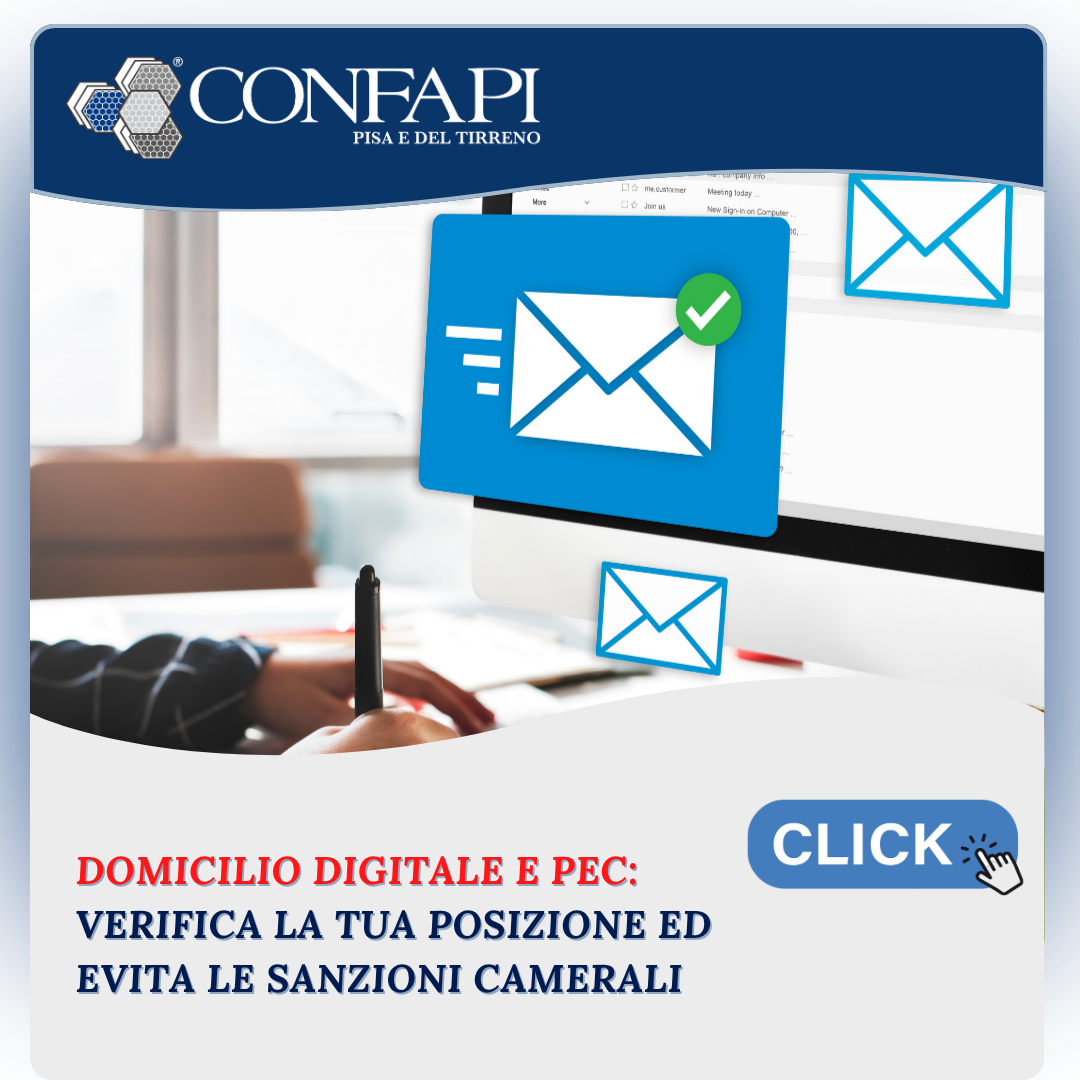 Domicilio digitale e PEC non valida: controlli e sanzioni per le imprese del territorio