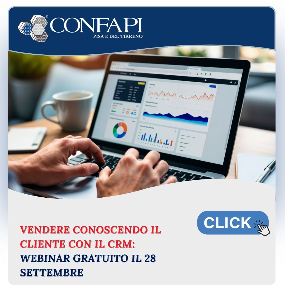 Vendere conoscendo il cliente con il CRM: il webinar gratuito per l'export delle PMI