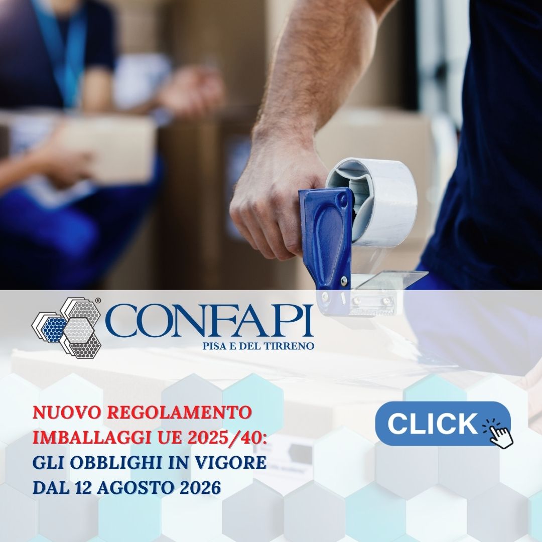 Nuovo Regolamento Imballaggi UE 2025/40: gli obblighi in vigore dal 12 agosto 2026