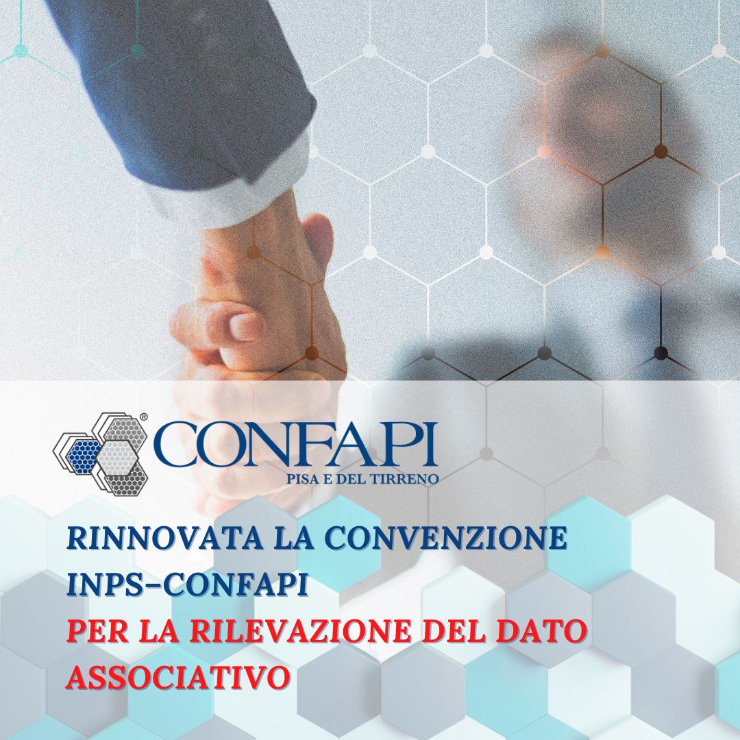 Rinnovata la Convenzione Inps–INL–Confapi–Sindacati per la Raccolta dei Dati sulla Rappresentanza