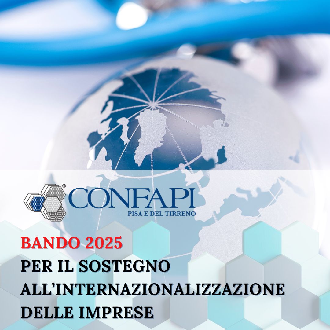 Bando 2025 per il sostegno all'internazionalizzazione delle imprese