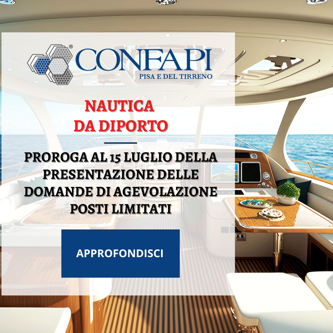 Nautica da diporto Confapi Pisa e del Tirreno