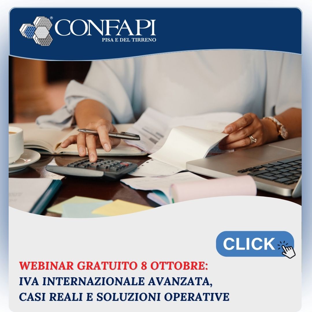IVA internazionale avanzata: casi reali e soluzioni operative nel webinar della CCIAA TNO