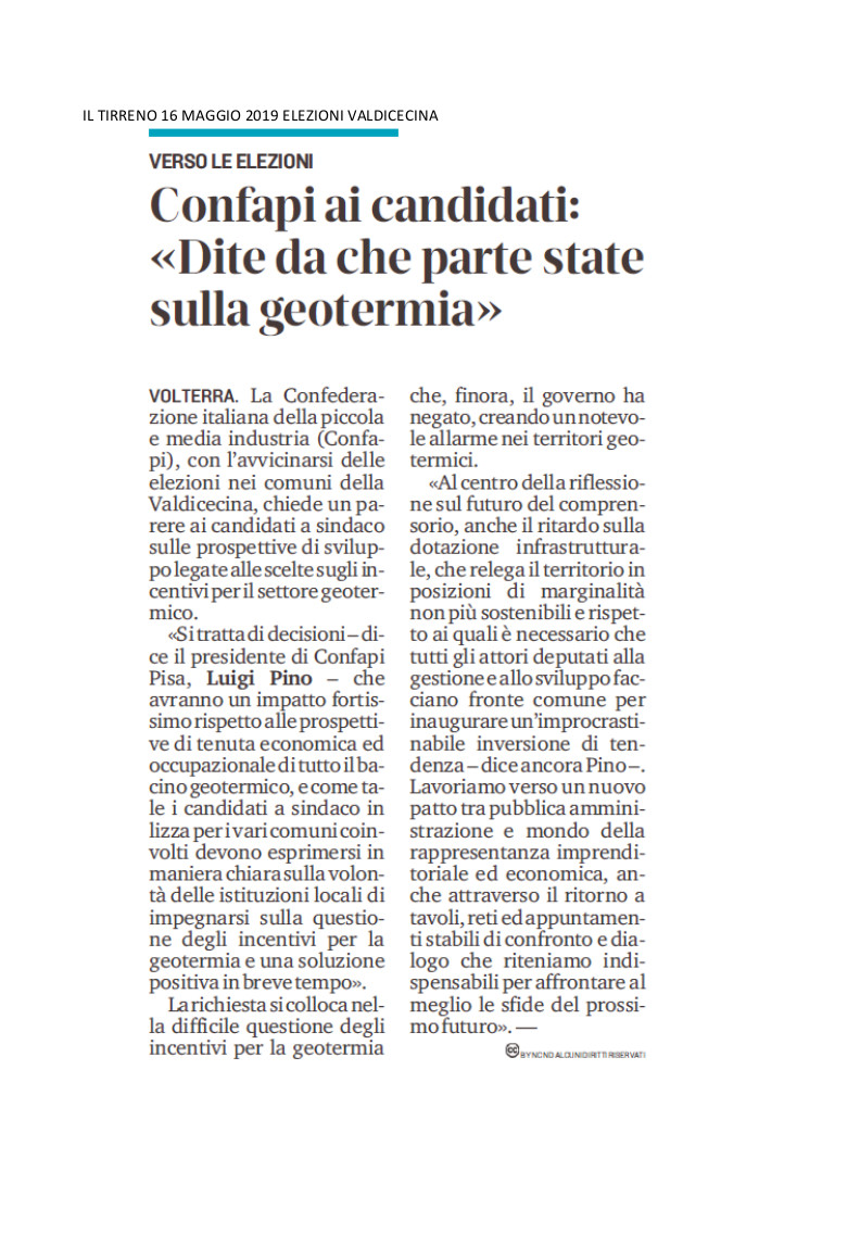 RASSEGNA CONFAPI PISA SU ELEZIONI 2019 b