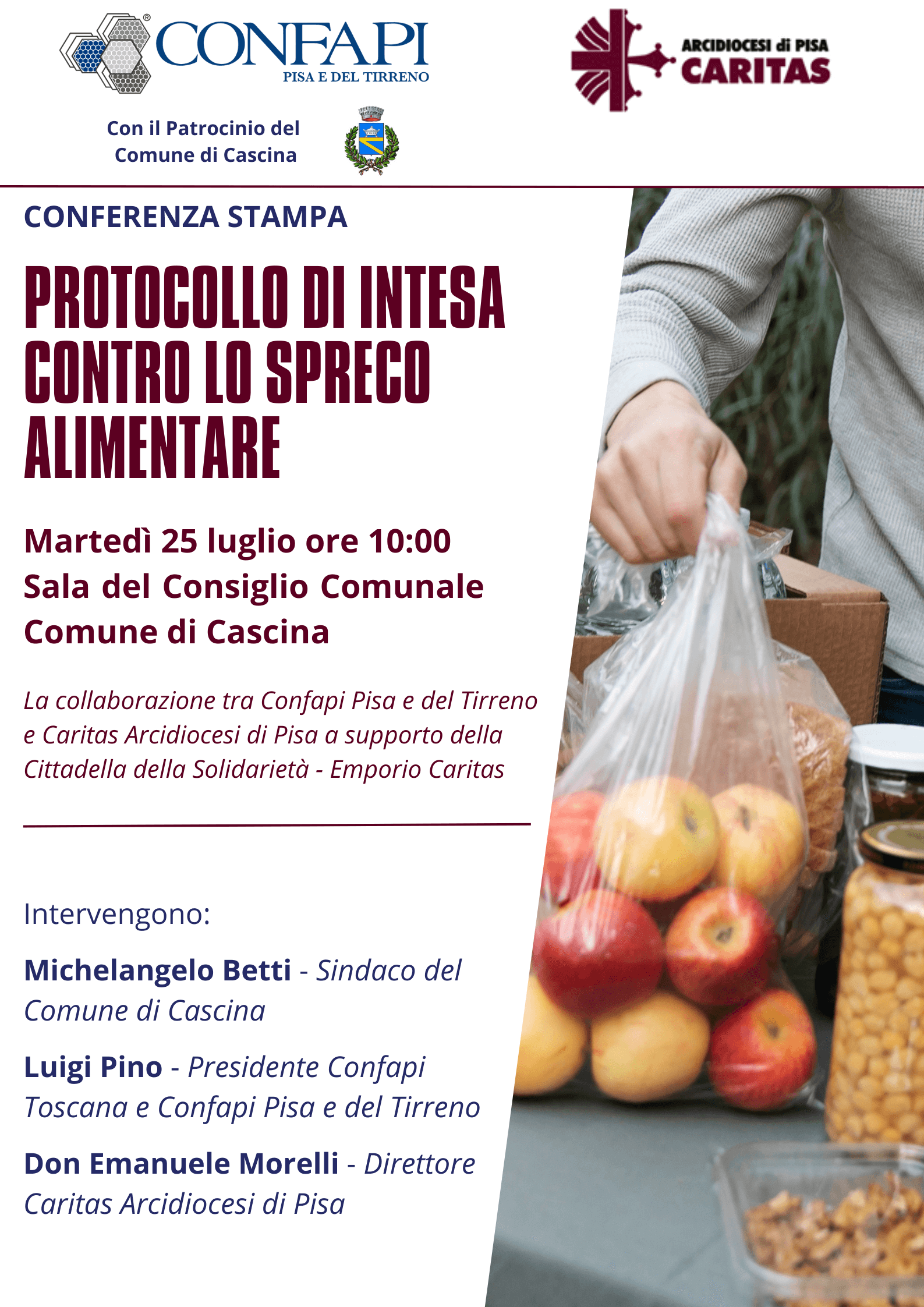 20230725 LOCANDINA protocollo Caritas Confapi LEGG