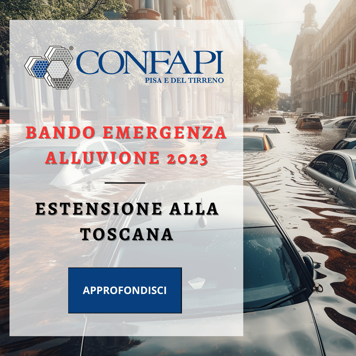 BANDO EMERGENZA ALLUVIONE Confapi Pisa e del Tirreno