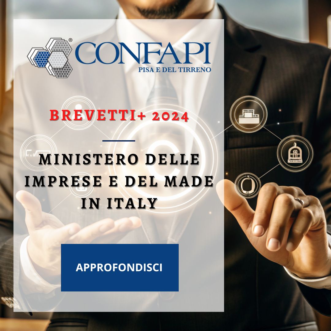Brevetti+ 2024: Apertura Confapi Pisa e del Tirreno