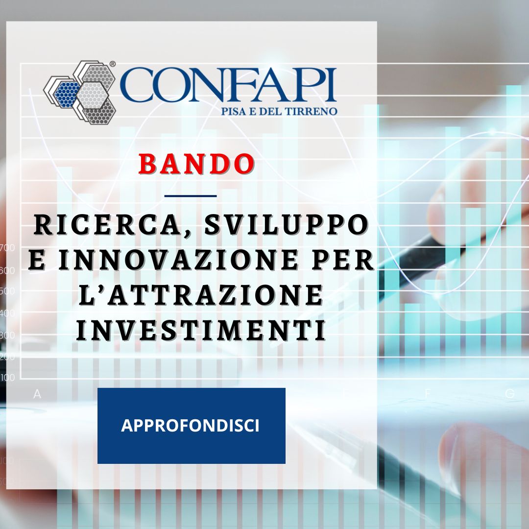 BANDO - INVESTIMENTI Confapi Pisa e del Tirreno