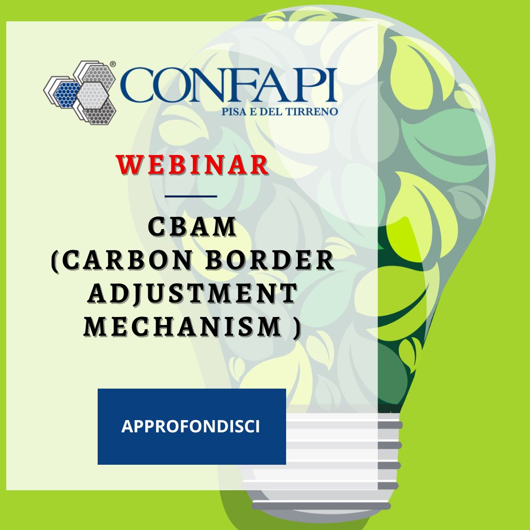 WEBINAR - CBAM Confapi Pisa e del Tirreno