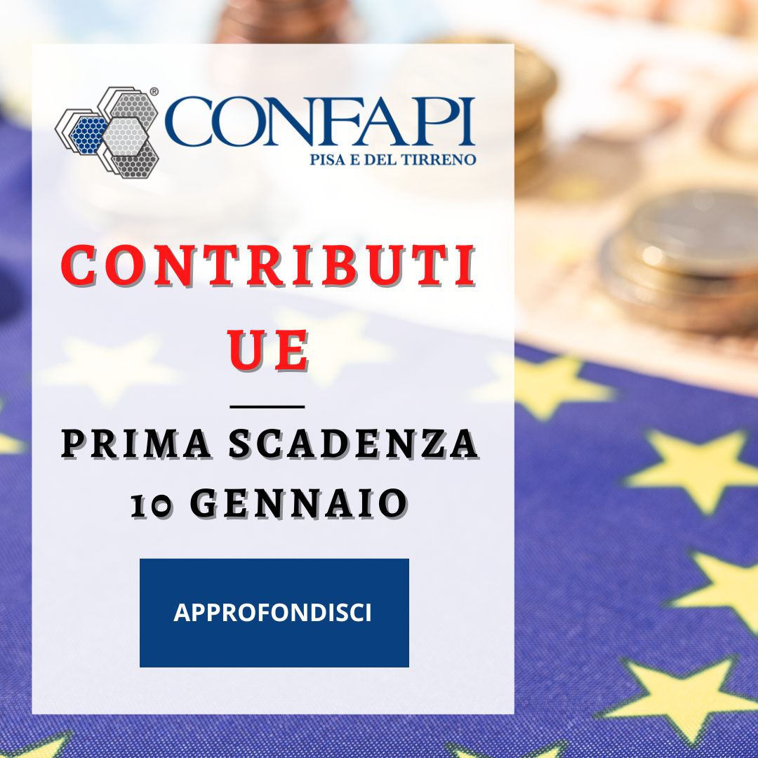 CONTRIBUTI UE Confapi Pisa e del Tirreno
