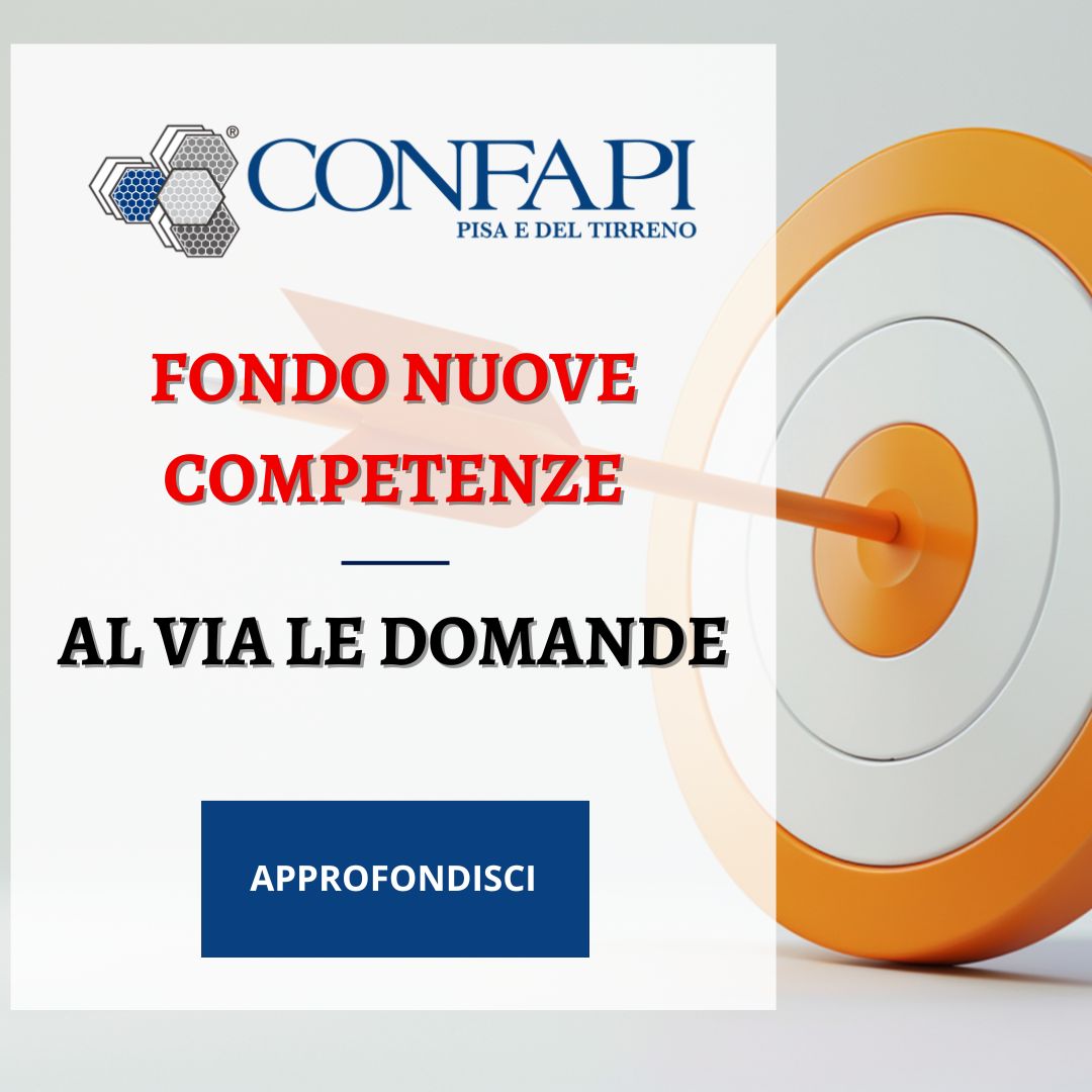 FONDO NUOVE COMPETENZE Confapi Pisa e del Tirreno