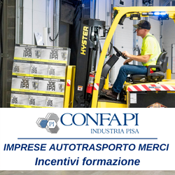 AUTOTRASPORTO MERCI - INCENTIVI PER LA FORMAZIONE Confapi Pisa e del Tirreno