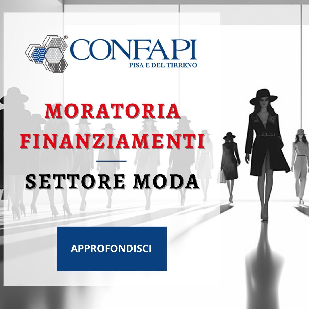MORATORIA FINANZIAMENTI - MODA Confapi Pisa e del Tirreno