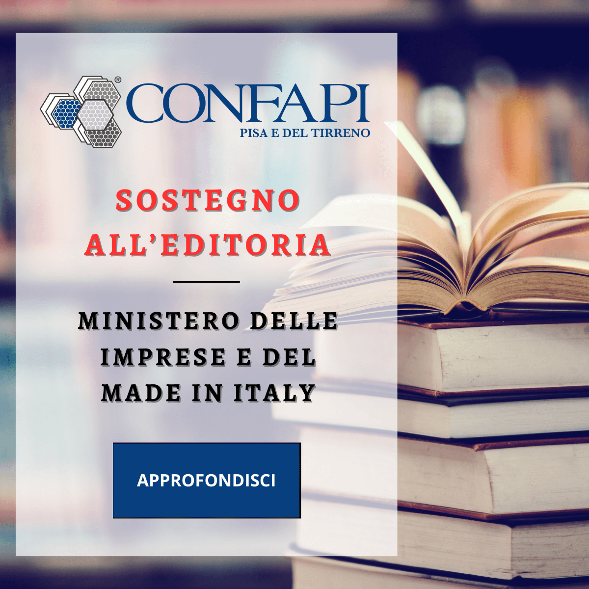 SOSTEGNO ALL'EDITORIA  Confapi Pisa e del Tirreno