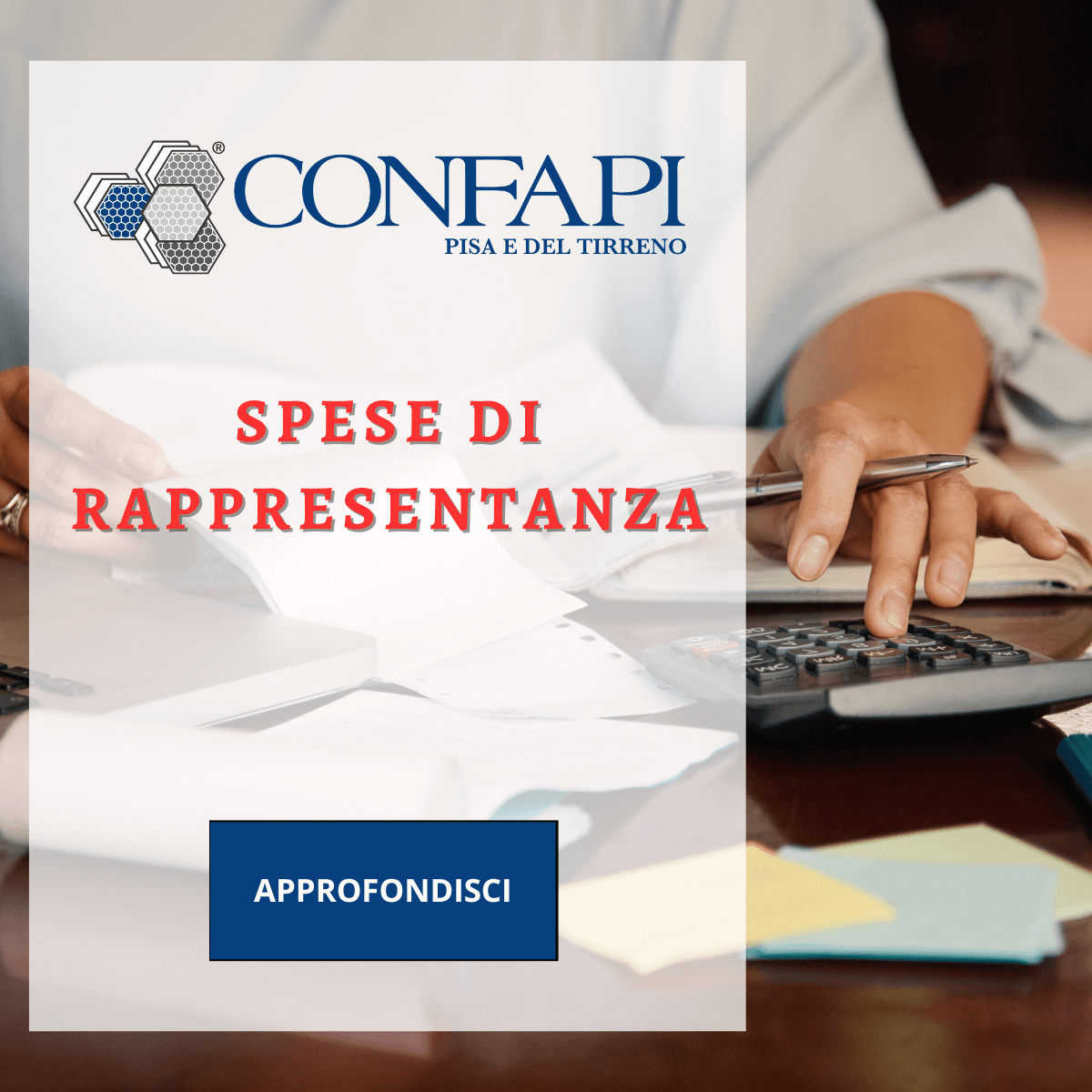 SPESE DI RAPPRESENTANZA Confapi Pisa e del Tirreno
