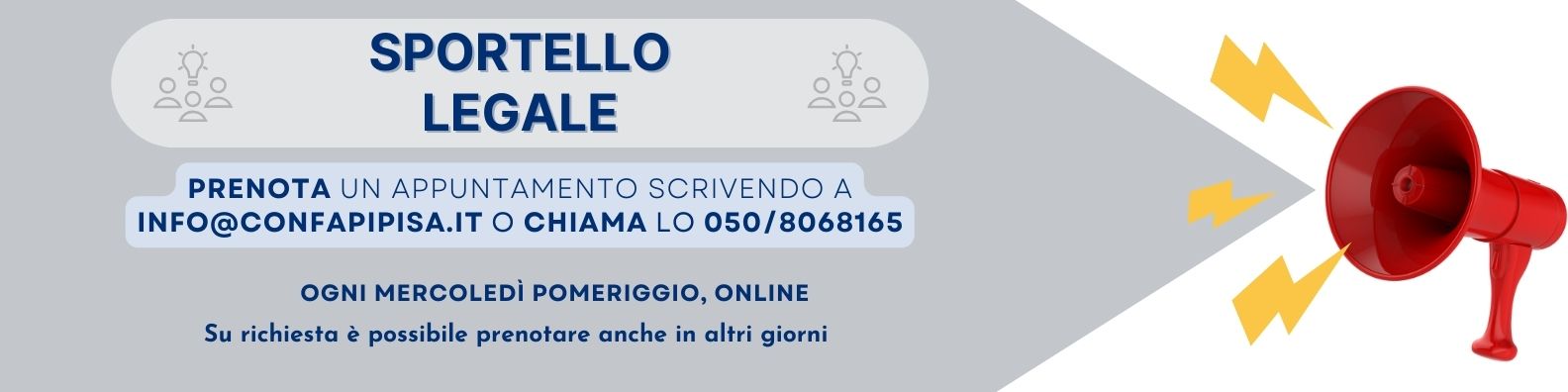 Sportello legale rettangolare
