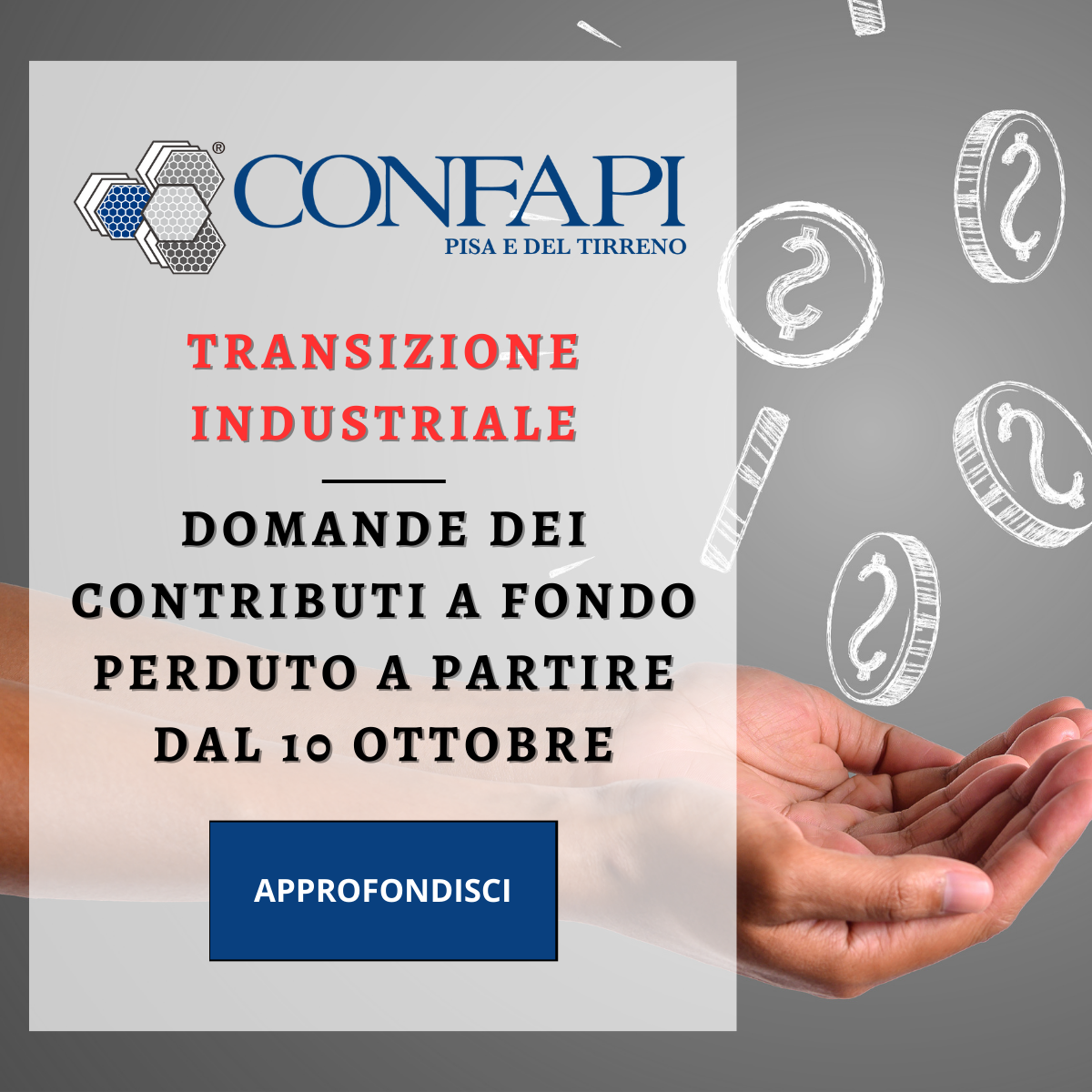 TRANSIZIONE INDUSTRIALE - FONDO PERDUTO Confapi Pisa e del Tirreno