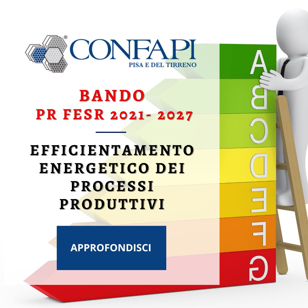 BANDO -  EFFICIENTAMENTO ENERGETICO Confapi Pisa e del Tirreno
