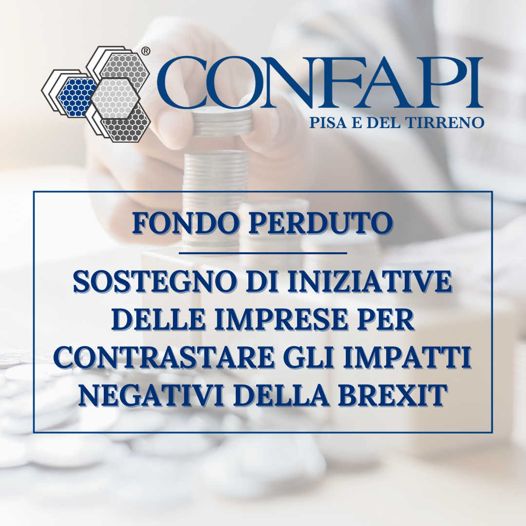 CONTRIBUTO/FONDO PERDUTO Confapi Pisa e del Tirreno