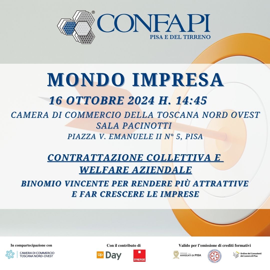 PARLANO DI NOI - IL TIRRENO Confapi Pisa e del Tirreno