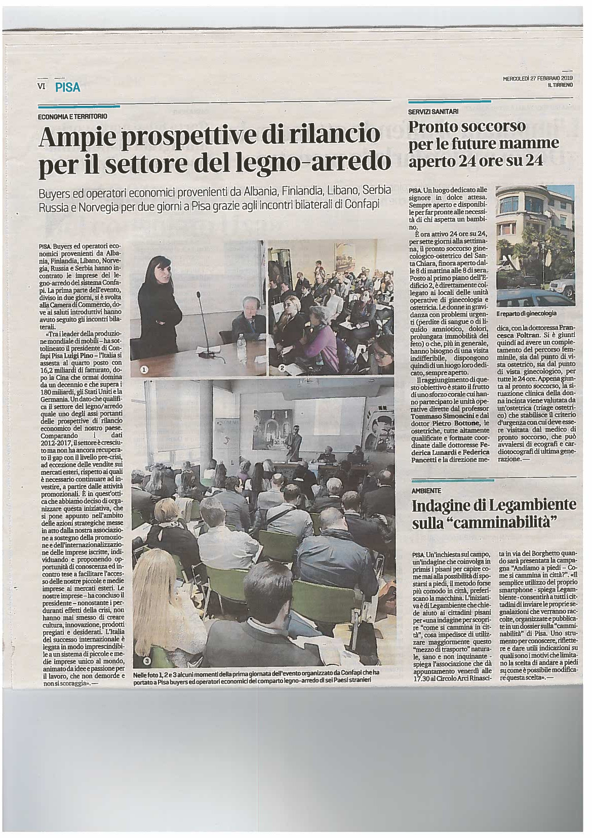 IL TIRRENO 27 02 2019
