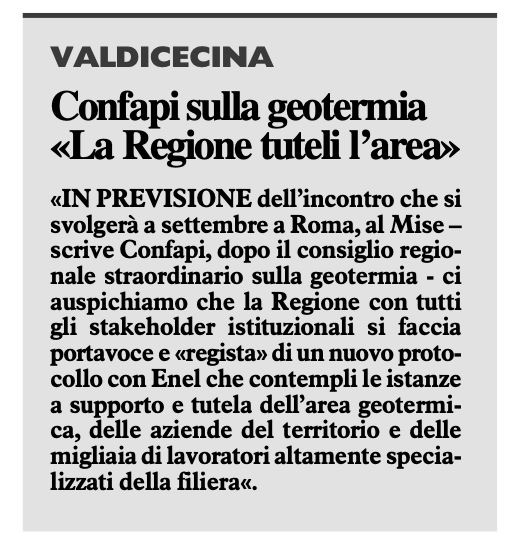 La Nazione 0608 comunicato